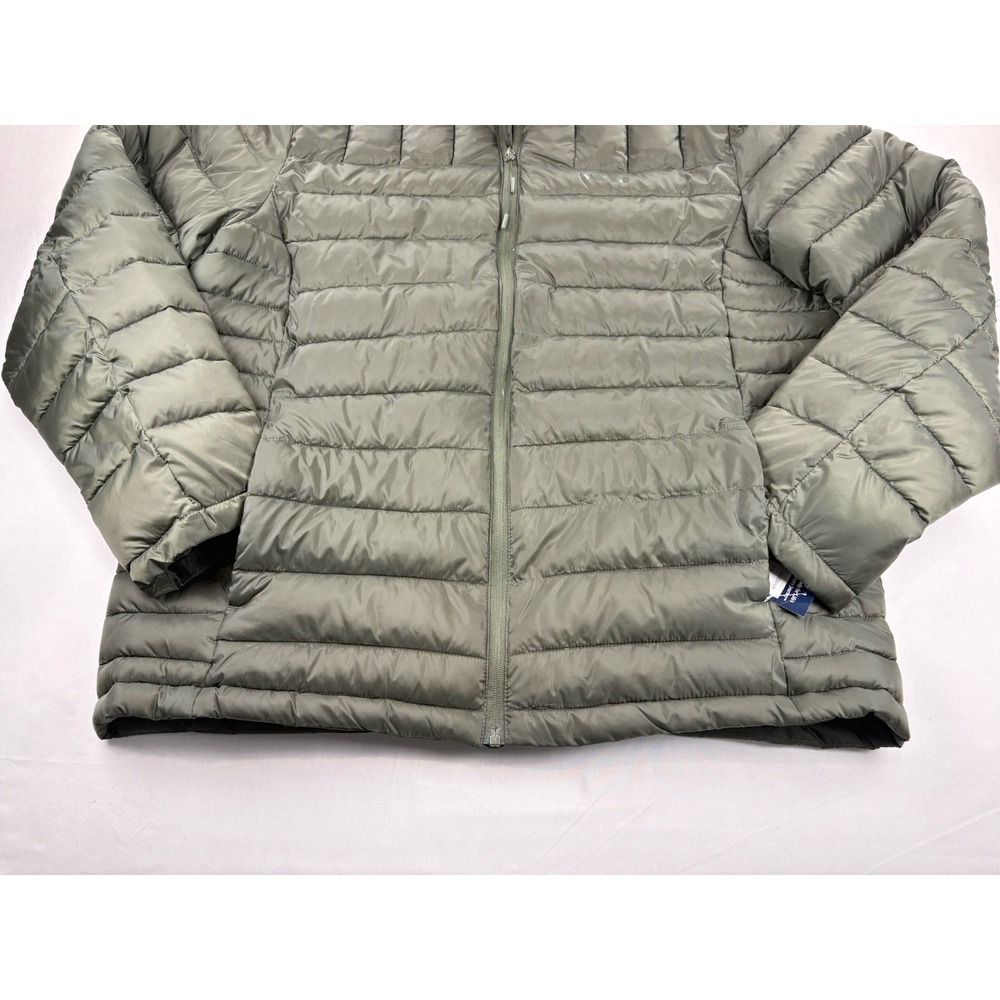 NWT Lands End Packable Puffer Jacket LM35OW426 Olive Green Men's Size XL. - Picture 6 of 16